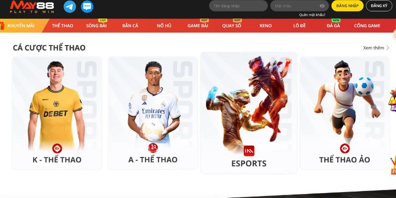 Các sảnh game phong phú thu hút người chơi